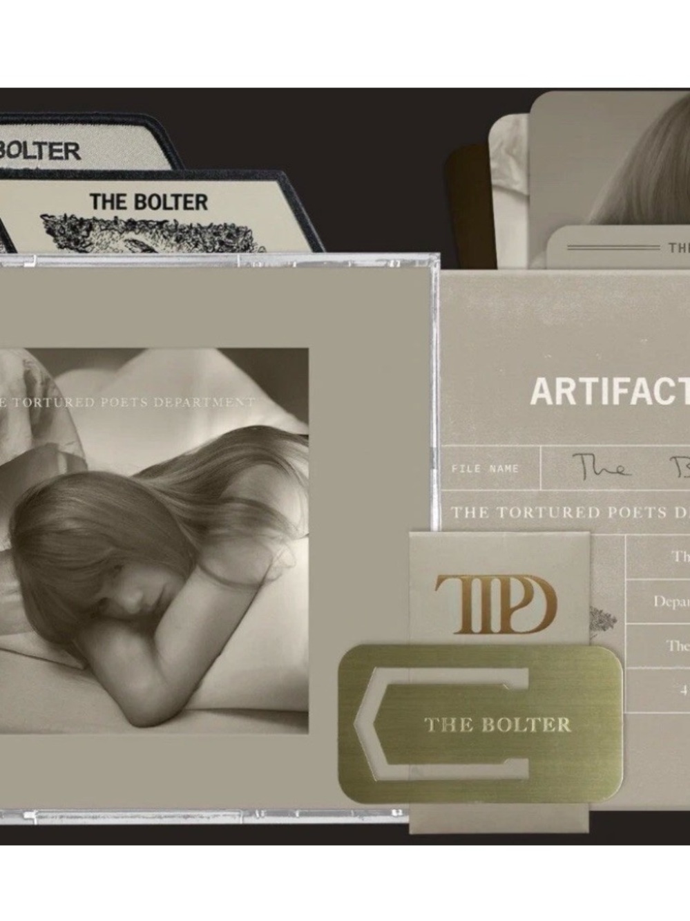 Taylor Swift TTPD the Bolter collectors CD with artifacts sealed